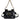 Dolce & Gabbana Black Calfskin Leather SICILY Chain Strap Crossbody Bag