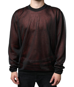 Dolce &amp; Gabbana Suéter tipo sudadera de poliéster marrón