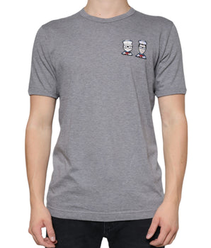Dolce & Gabbana Gray Cotton #DGFamily Short Sleeves T-shirt