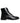 Dolce & Gabbana Black Leather Lace Up Mid Calf Boots Shoes