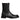 Dolce & Gabbana Black Horse Leather Mid Calf Boots Shoes