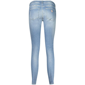 Guess Jeans Light Blue Cotton Jeans & Pant