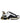 Dolce &amp; Gabbana White Gold Black Leather SUPER KING Sneakers Shoes