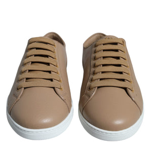 Dolce & Gabbana Brown Low Top Men Saint Tropez Sneakers Shoes