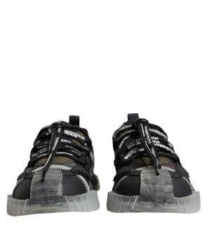 Dolce & Gabbana Multicolor Lace Up Low Top NS1 Sneakers Shoes