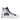 Dolce & Gabbana White Black Cotton Logo High Top Sneaker Shoes