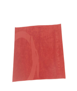 Trussardi Beachwear Red Cotton Men Swim Towel