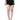 Dolce & Gabbana Black Cotton Stretch Strass Hot Pants Shorts