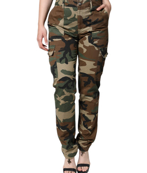 Dolce &amp; Gabbana Pantalones cargo de camuflaje multicolor