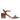 Dolce & Gabbana Brown Leather Ankle Strap Sandals Shoes