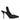 Dolce & Gabbana Black Jersey Stretch Heels Slingback Shoes