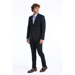 Baldinini Trend Blue Wool Suit