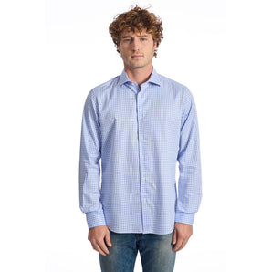 Baldinini Trend Light Blue Cotton Shirt