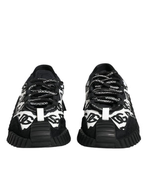 Dolce &amp; Gabbana Zapatillas bajas NS1 con cordones y logo negro Zapatos