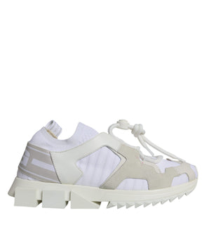 Dolce &amp; Gabbana Zapatillas De Trekking Sorrento De Malla Blanca Zapatos