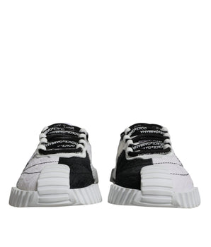 Dolce &amp; Gabbana Zapatillas bajas NS1 blancas y negras Zapatos
