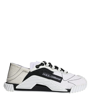 Dolce &amp; Gabbana Zapatillas bajas NS1 blancas y negras Zapatos