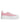 Dolce &amp; Gabbana Pink White Canvas Logo Low Top Sneakers