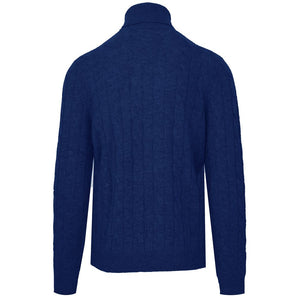 Malo Blue Wool Sweater