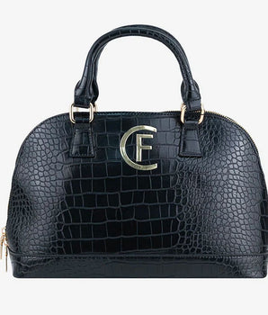 CRISTINAEFFE Black Artificial Leather Women Handbag