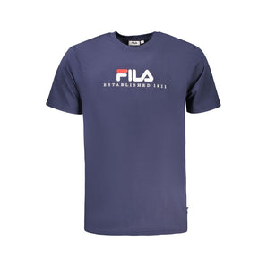 Fila Blue Cotton T-Shirt