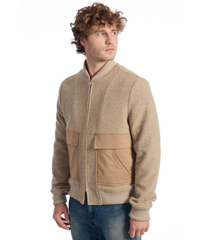 Roberto Pepe Luxury Beige Wool Men's Jacket