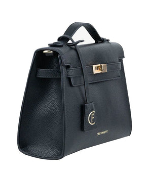 CRISTINAEFFE Black Artificial Leather Women Crossbody Bag