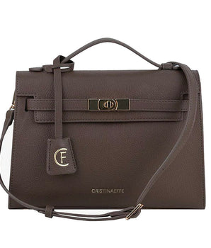 CRISTINAEFFE Gray Artificial Leather Women Crossbody Bag