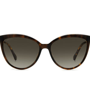 Jimmy Choo Brown Metal Sunglasses