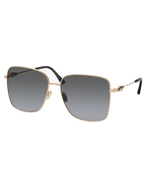 Jimmy Choo Gold Metal Sunglasses