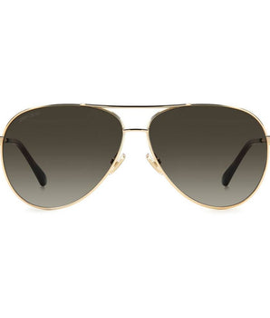 Jimmy Choo Gold Metal Sunglasses