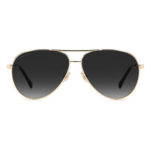 Jimmy Choo Gold Metal Sunglasses