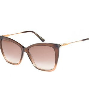 Jimmy Choo Brown Metal Sunglasses