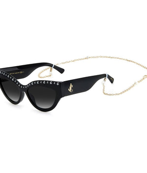 Jimmy Choo Black Acetate Sunglasses