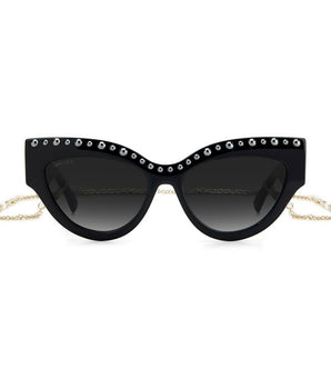 Jimmy Choo Black Acetate Sunglasses