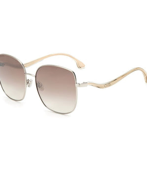 Jimmy Choo Gray Metal Sunglasses