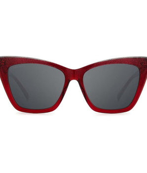 Jimmy Choo Red Acetate Sunglasses