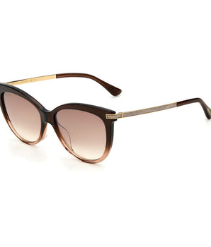 Jimmy Choo Brown Acetate Sunglasses