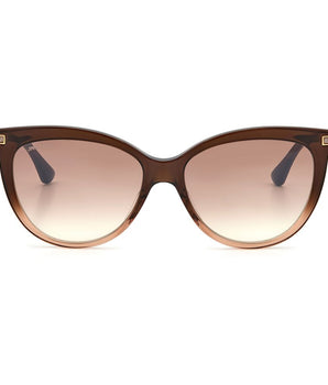 Jimmy Choo Brown Acetate Sunglasses