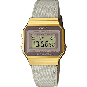 Casio Beige Fabric Watch