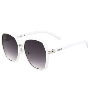 Guess White Metal Sunglasses