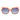 Guess Orange Plastic Sunglasses