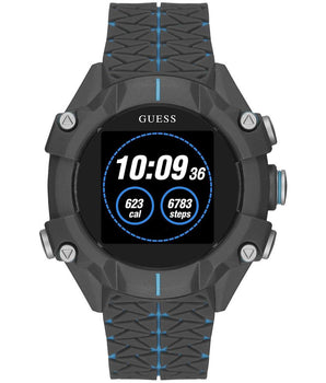 Guess Gray Resin Sport Watch