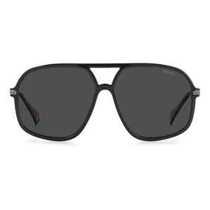 Polaroid Gray Plastic Sunglasses