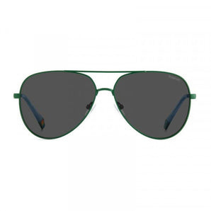 Polaroid Green Metal Sunglasses