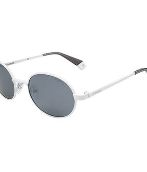 Polaroid White Metal Sunglasses