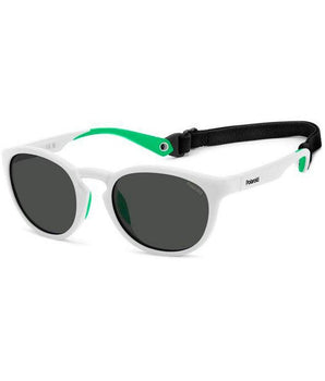 Polaroid White Resin Sunglasses