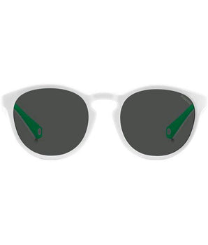 Polaroid White Resin Sunglasses