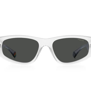 Polaroid Transparent Plastic Sunglasses