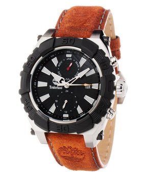 Timberland Brown Leather Sport Watch